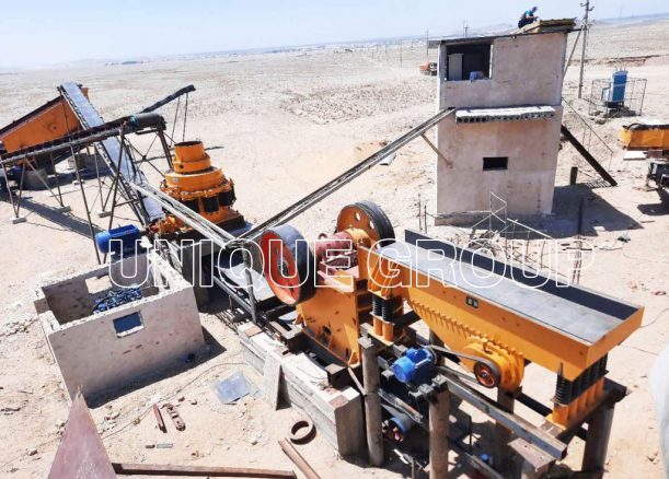 150T/H Stone Crushing Plant Had Successful Test Run in Uzbekistan