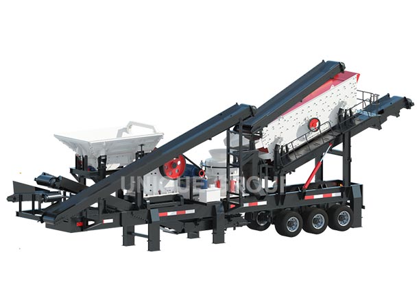 60-100tph mobile crusher plant