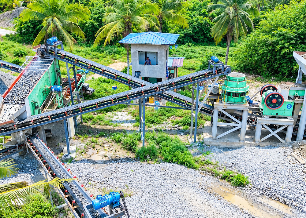 150-250tph stone crusher plant