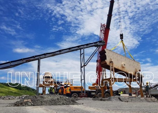 one set of whole river stone crushing plant successfully installed in Suriname