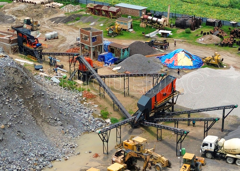 100-150tph stone crusher plant