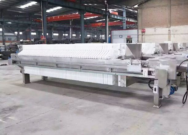 Stainless steel filter press