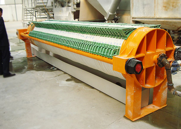 Round plate filter press