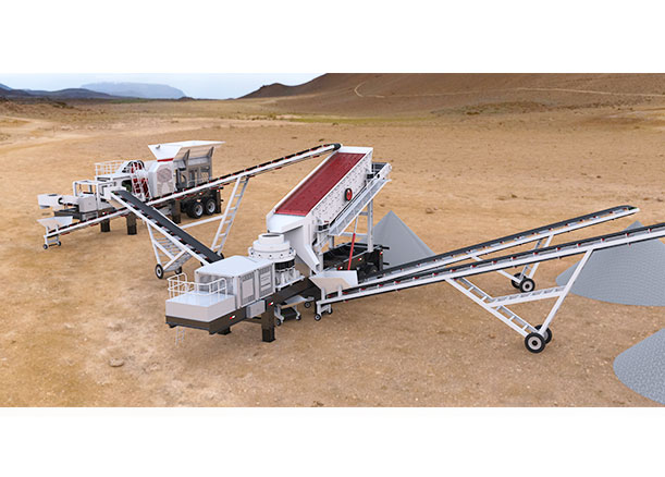 100-200tph mobile crusher plant