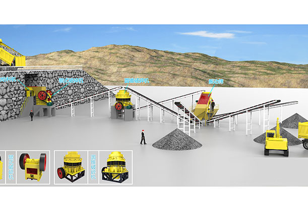 60-100tph stone crusher plant