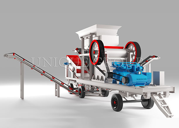 25-30tph mobile diesel stone crusher plant