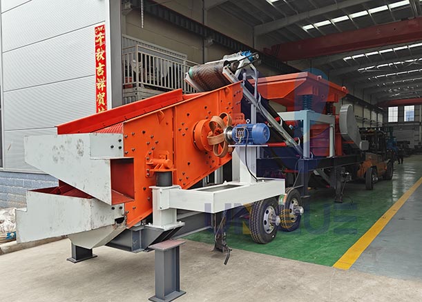 30TPH Mobile stone crusher plant Competed